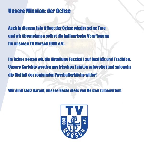 Unsere Mission: der Ochse